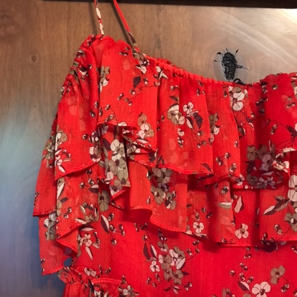 zara floral print maxi dress - Picture 2 of 6